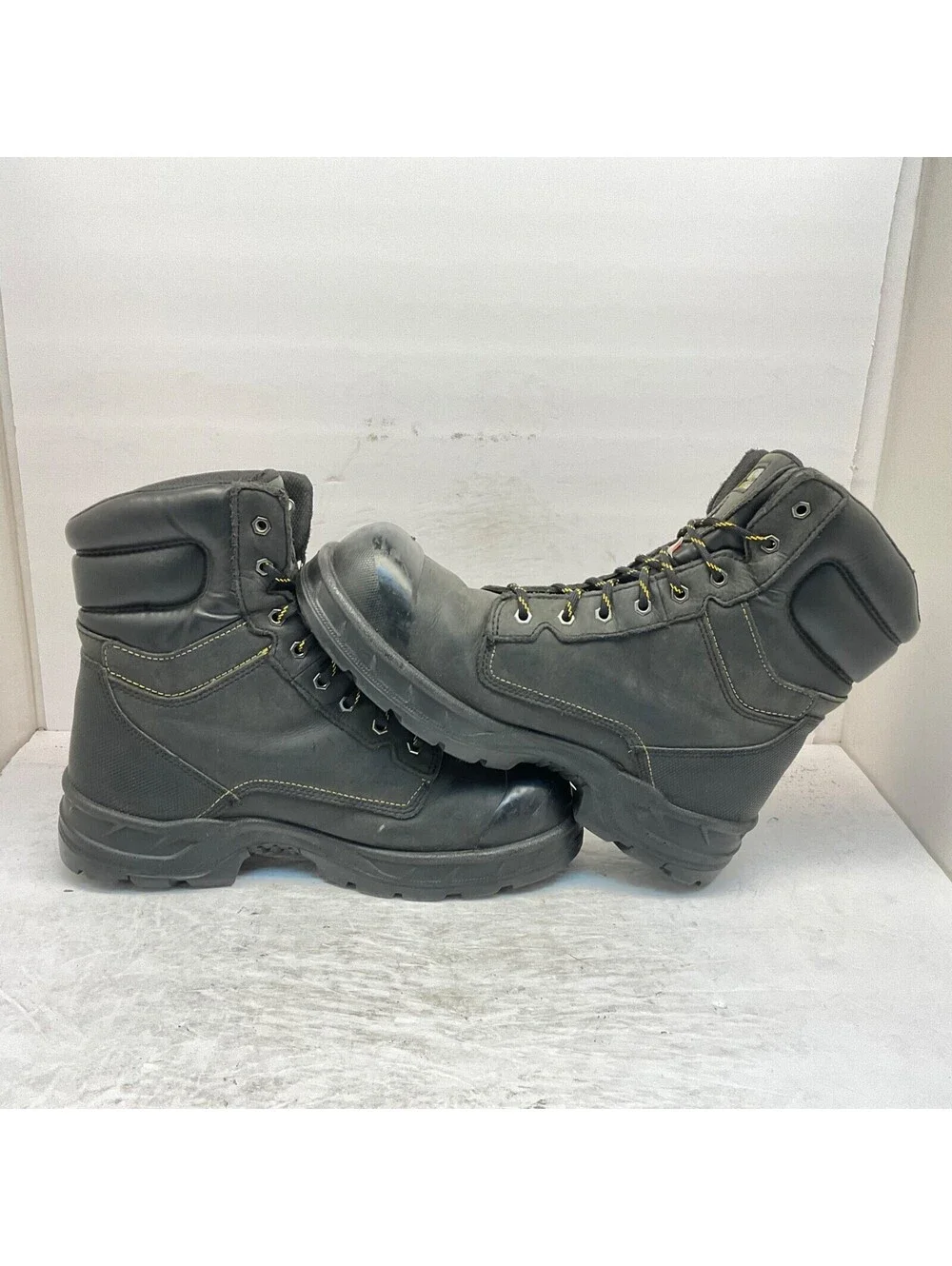 Dakota Men's 8'' 877 Steel Toe Steel Plate Work Boots Black Size 12M